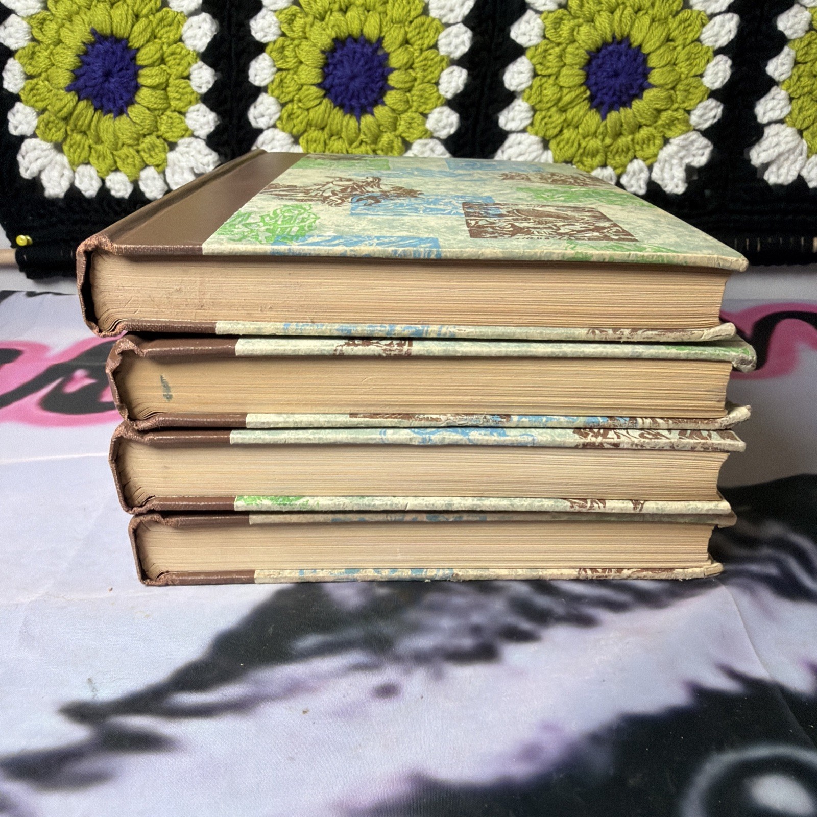 Vintage The Bible Story Library 4 Vol Set 1957 Turner Hodges Illustrated Busoni