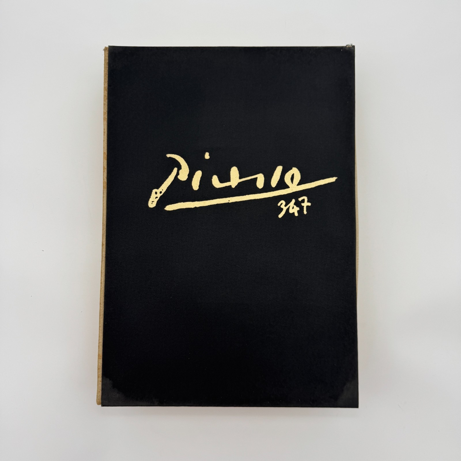 Pablo Picasso “Picasso 347” Vol. I & II Hard Cover Gold Gilded First Edition