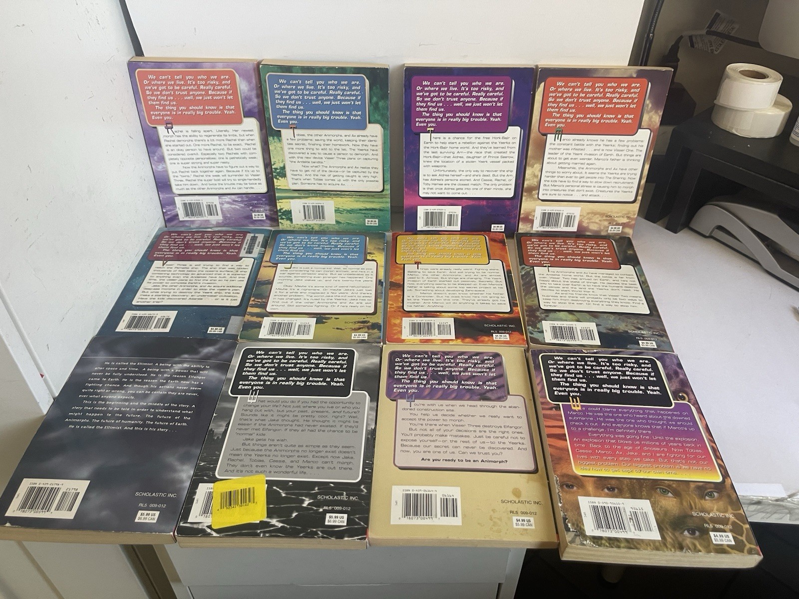 Animorphs Paperback 38 Book Lot -K. A. Applegate First Printing Paperback 90’s