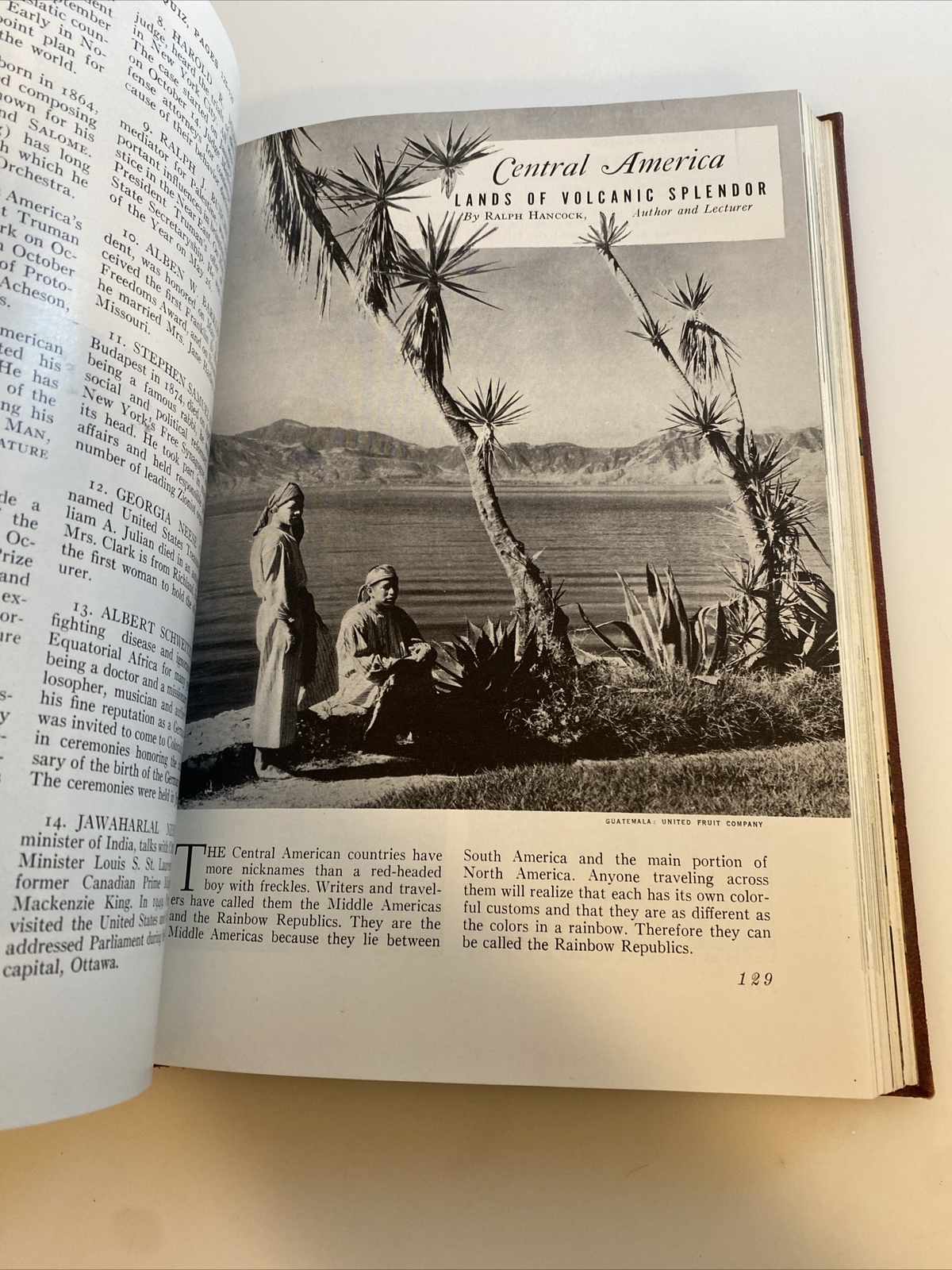 Vintage Book of Knowledge Annual 1950 Grolier Society HC abw