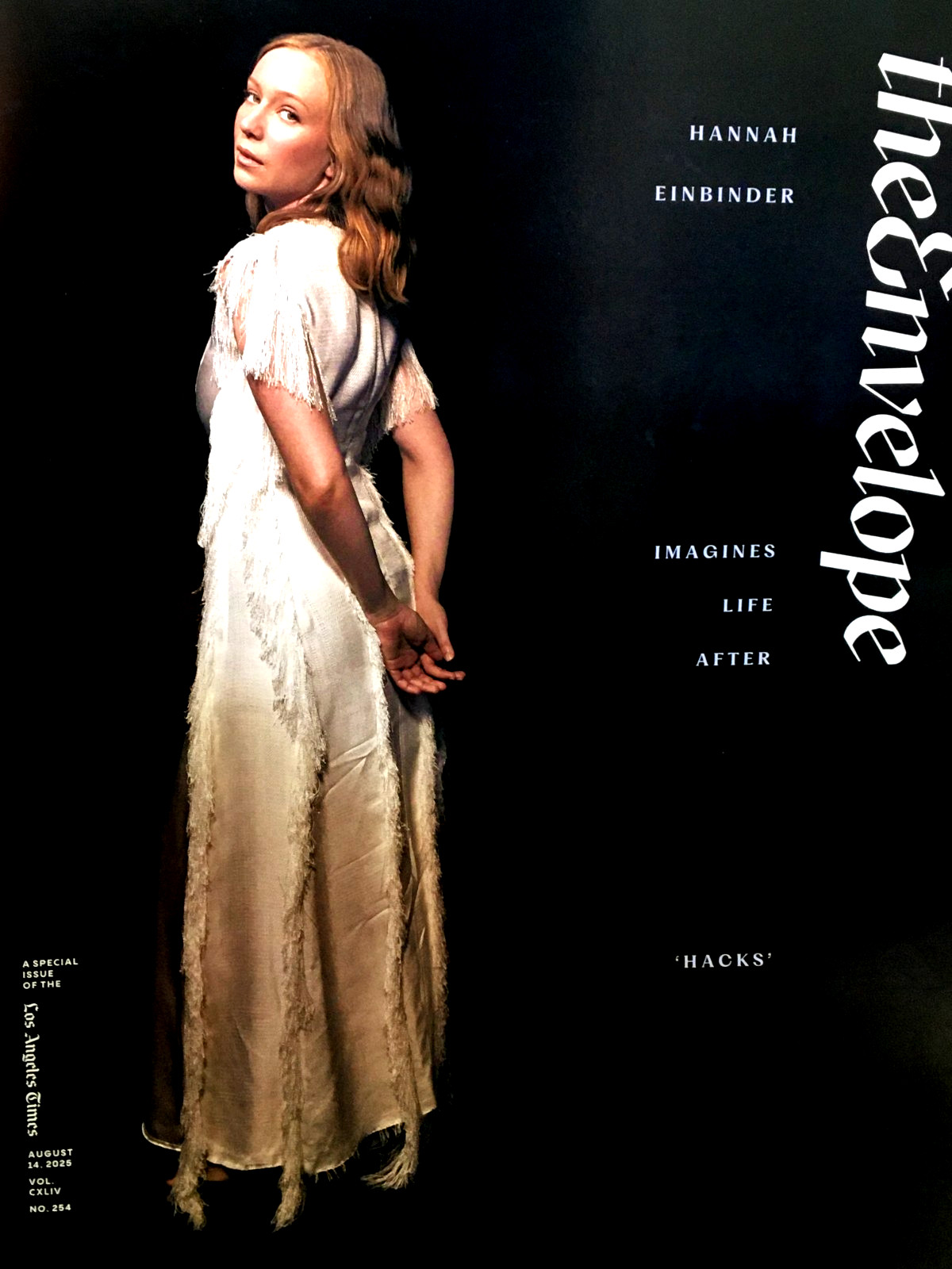 THE ENVELOPE MAGAZINE August 14, 2025 LOS ANGELES TIMES Hannah Einbinder Hacks