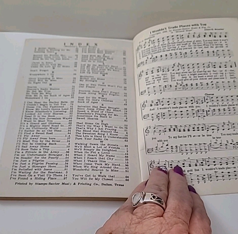 Albert E Brumley’s Book Of Sacred Songs 1944 Copyright Paperback Staple Bound