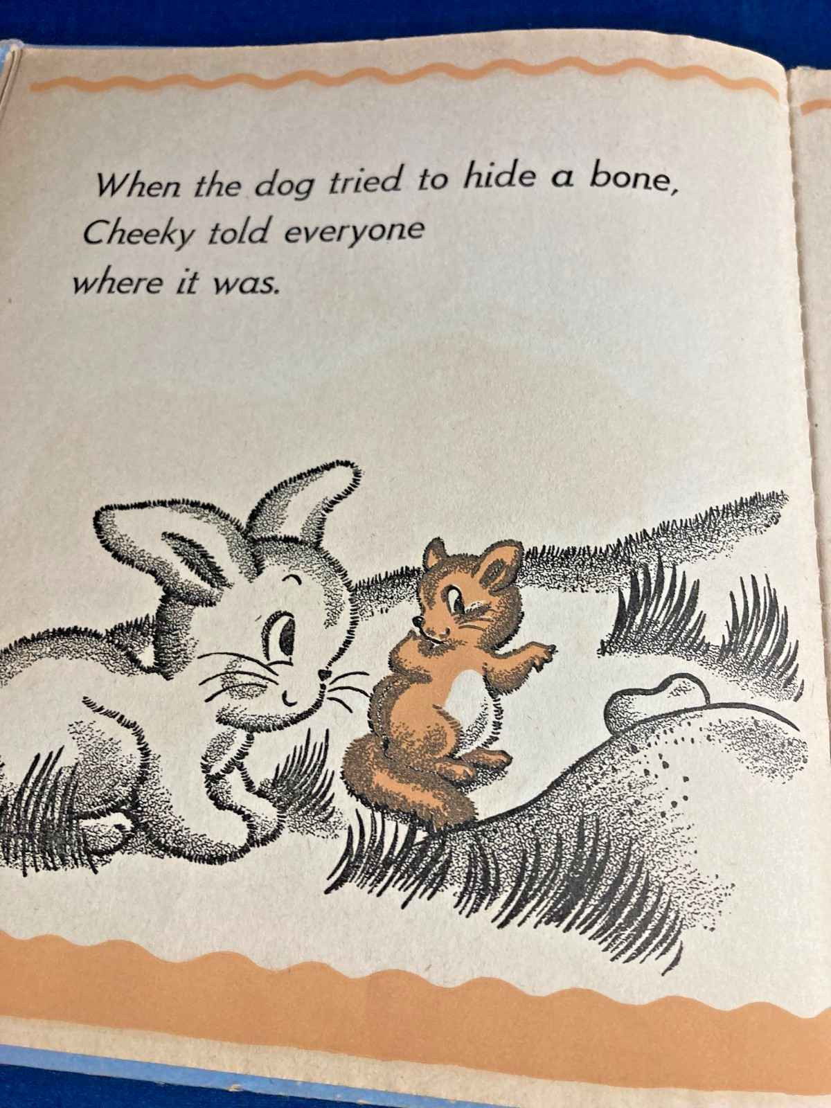 Vintage Rand McNally 1946 printing of Cheeky Chipmunk by Helen and Alf Evers