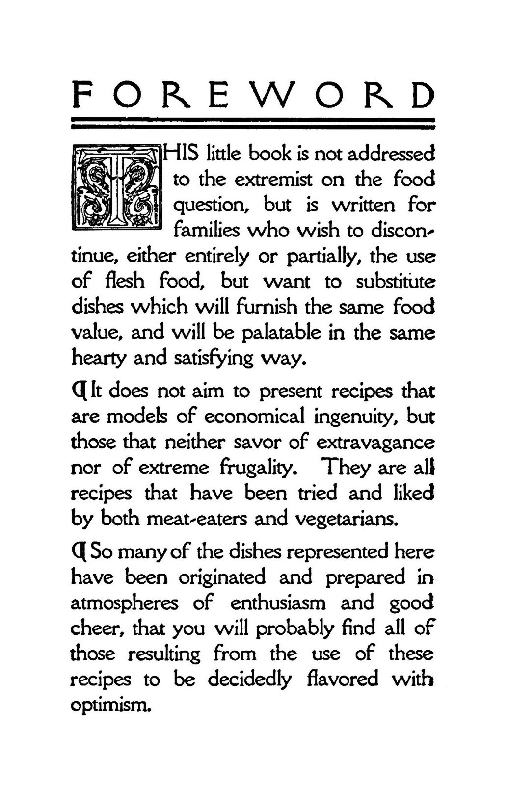 1907 Meat Substitutes Vintage Cook Book 111 Pages