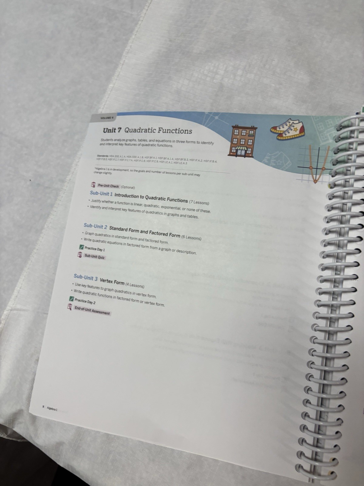 Amplify Desmos Math A1 Teacher Edition Volume 1