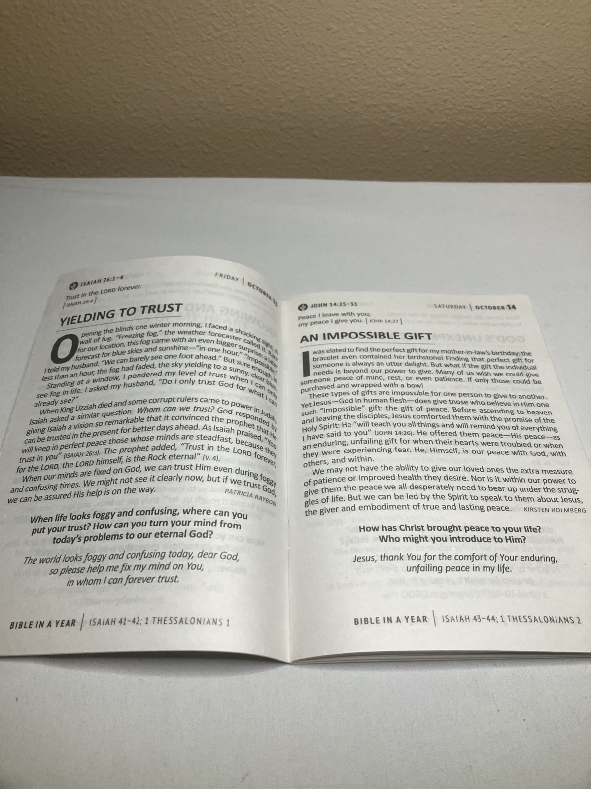 Our Daily Bread October/November/December 2023 Bible Devotional Vol. 68 #7, 8, 9