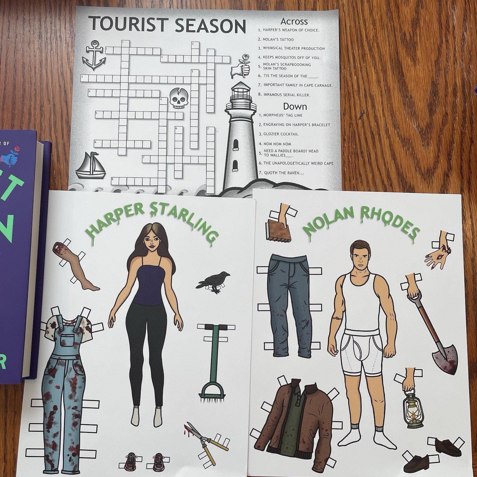 Tourist Season Brynne Weaver Unsigned Hardcover w/ Preorder Swag