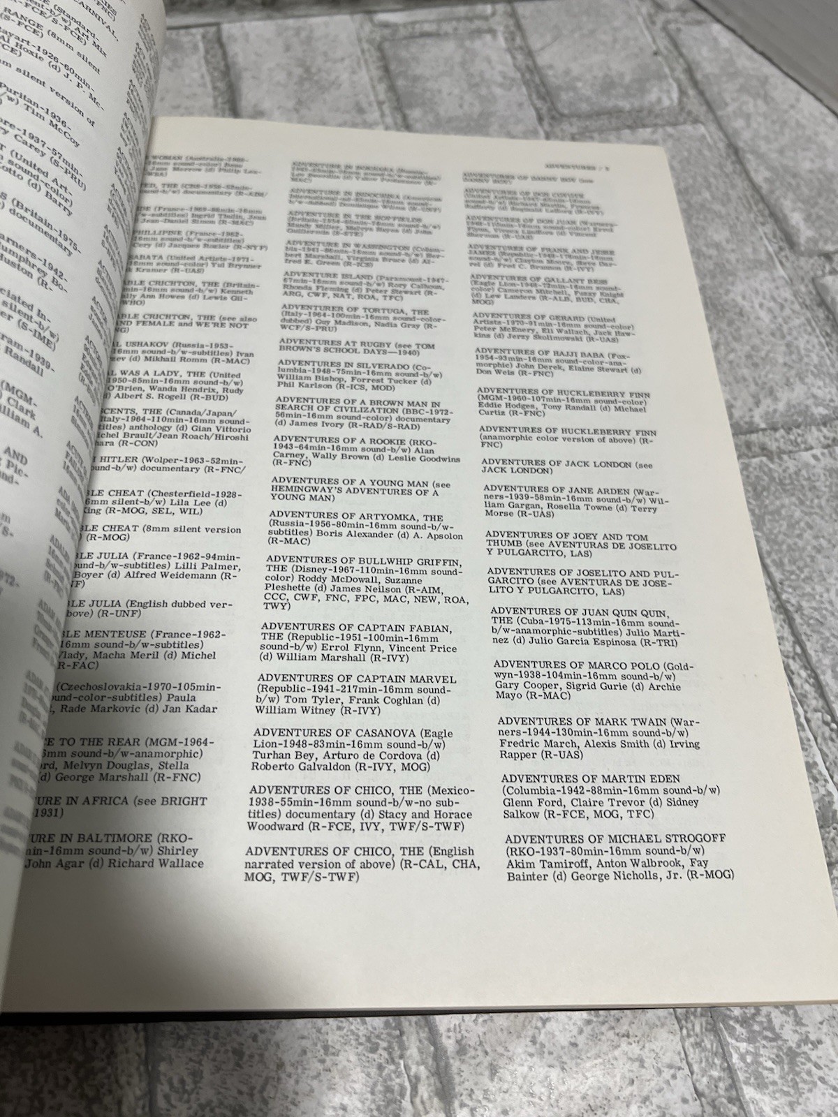 Feature Films On 8mm And 16mm: A Directory Of Feature Films Available For Rental