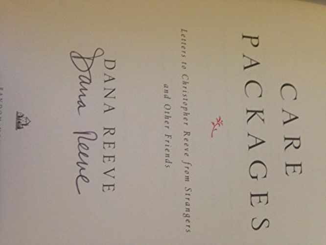 Care Packages: Letters to Christopher – Hardcover, by Reeve Dana – Very Good u