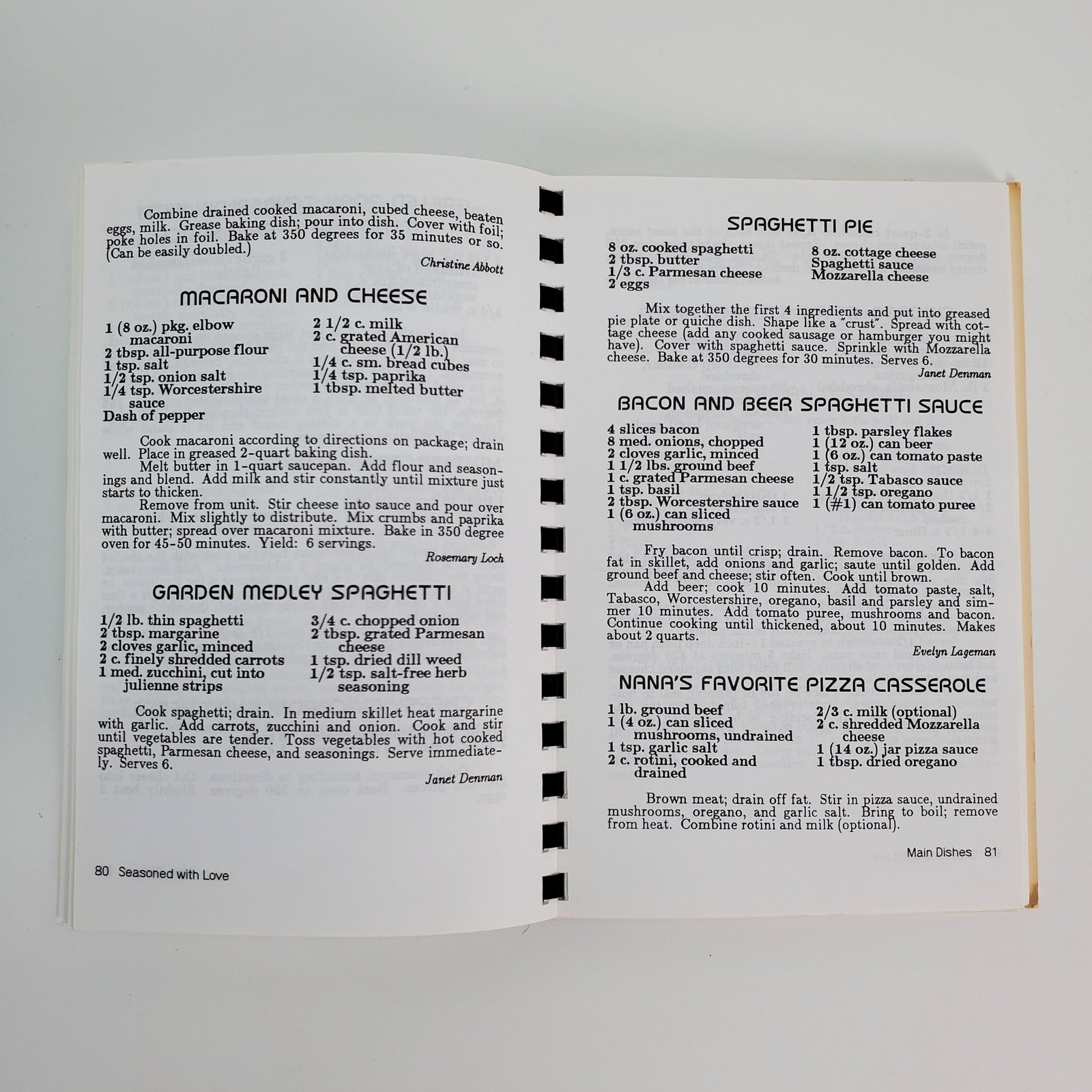 Seasoned With Love Christ the King Lutheran Church Vestal NY Cookbook 144 Pages