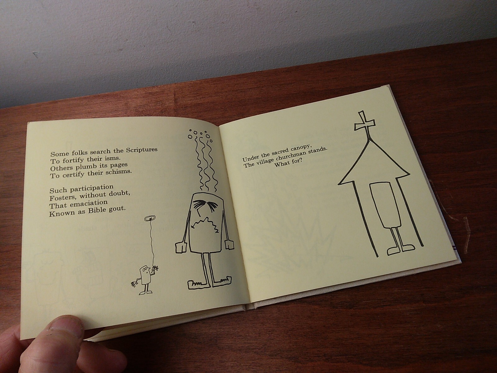 Ken Anderson: Stains on Glass Windows, Humorous Christian Poems. HC, 1970
