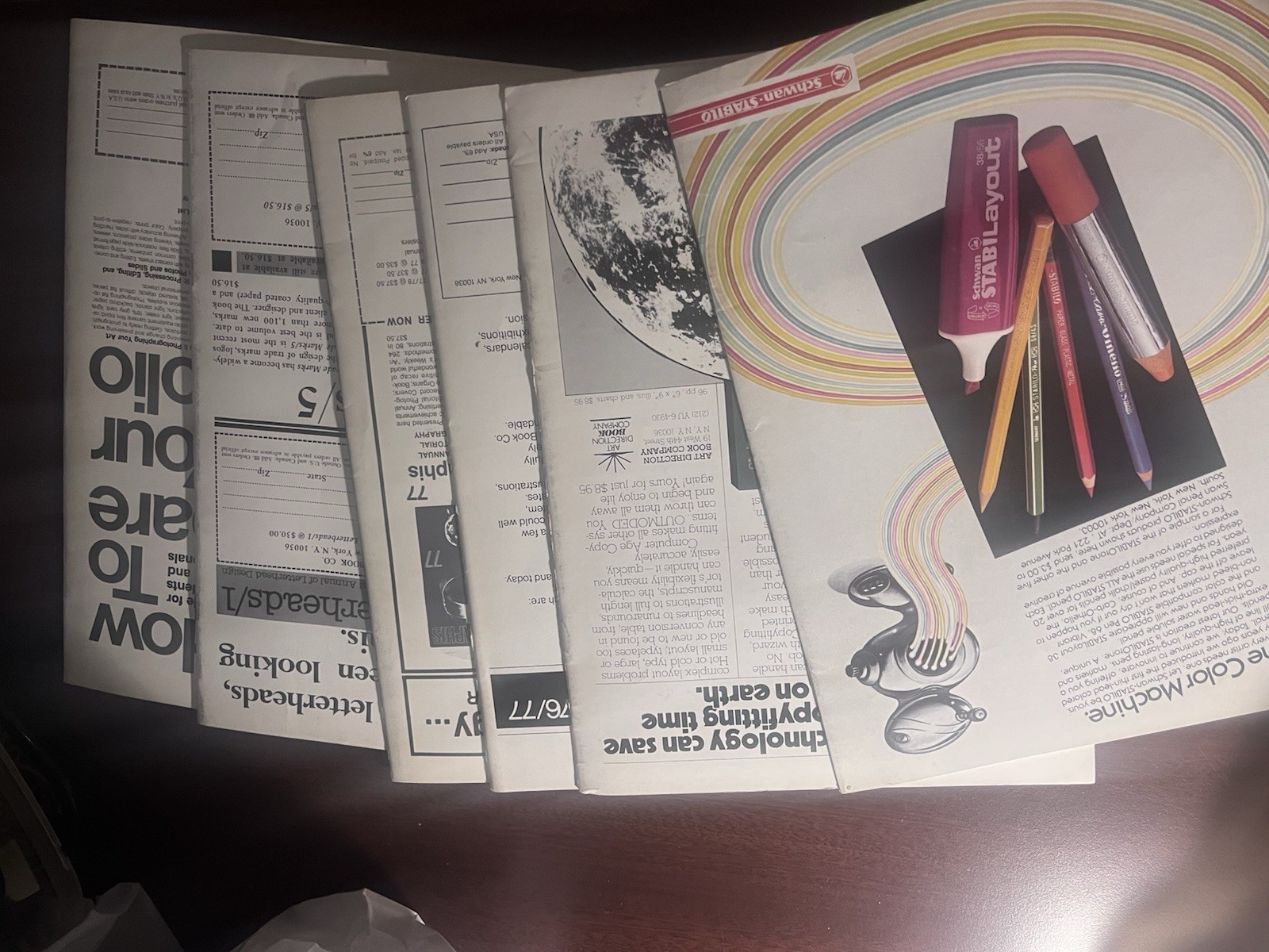 🔥Advertising Techniques Magazine, Lot Of 6 77-82. Very Rare And Hard To Find🔥