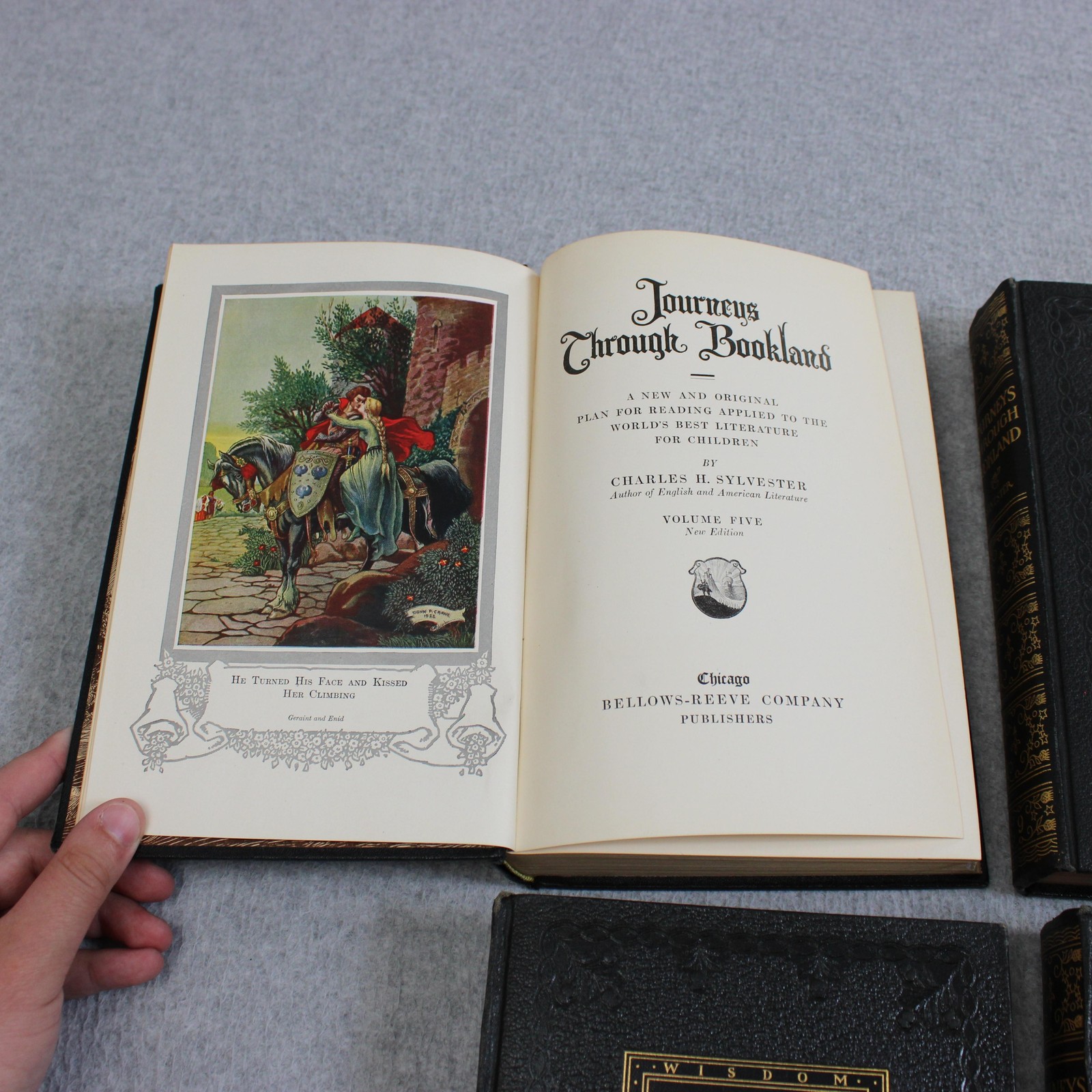 Vintage Journeys Through Bookland 8 Vol Set Charles Sylvester 1922 Children Set