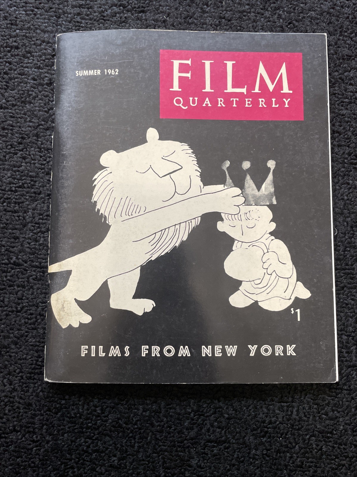 RARE Vintage 1960/1962 Lot Of 3 Film Quarterly Journals UC Press – V10