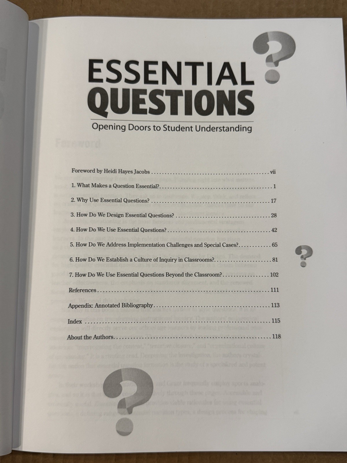 Essential Questions: Opening Doors to Student Understanding by Jay McTighe