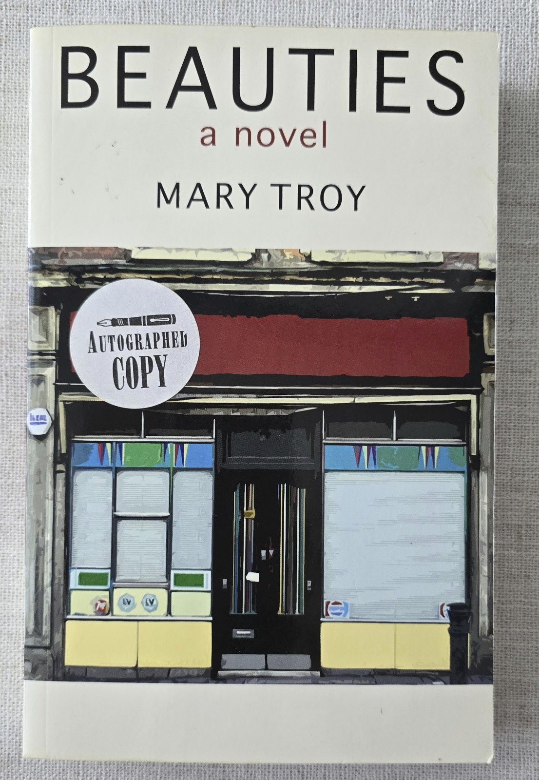 Beauties by Mary Troy – signed paperback, includes card signed by author