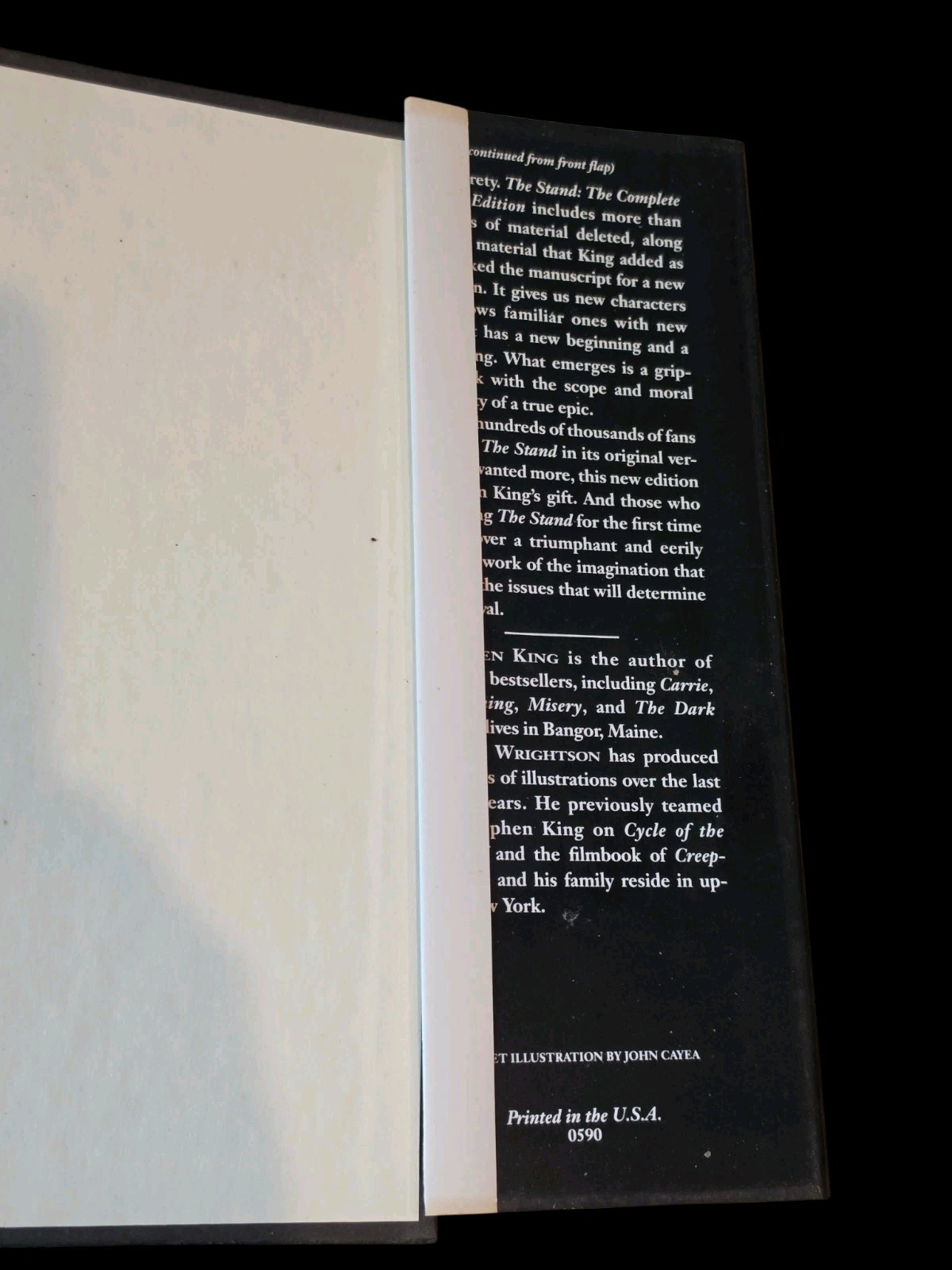 The Stand Stephen King First Time Complete And Uncut Hardcover Dust Jacket