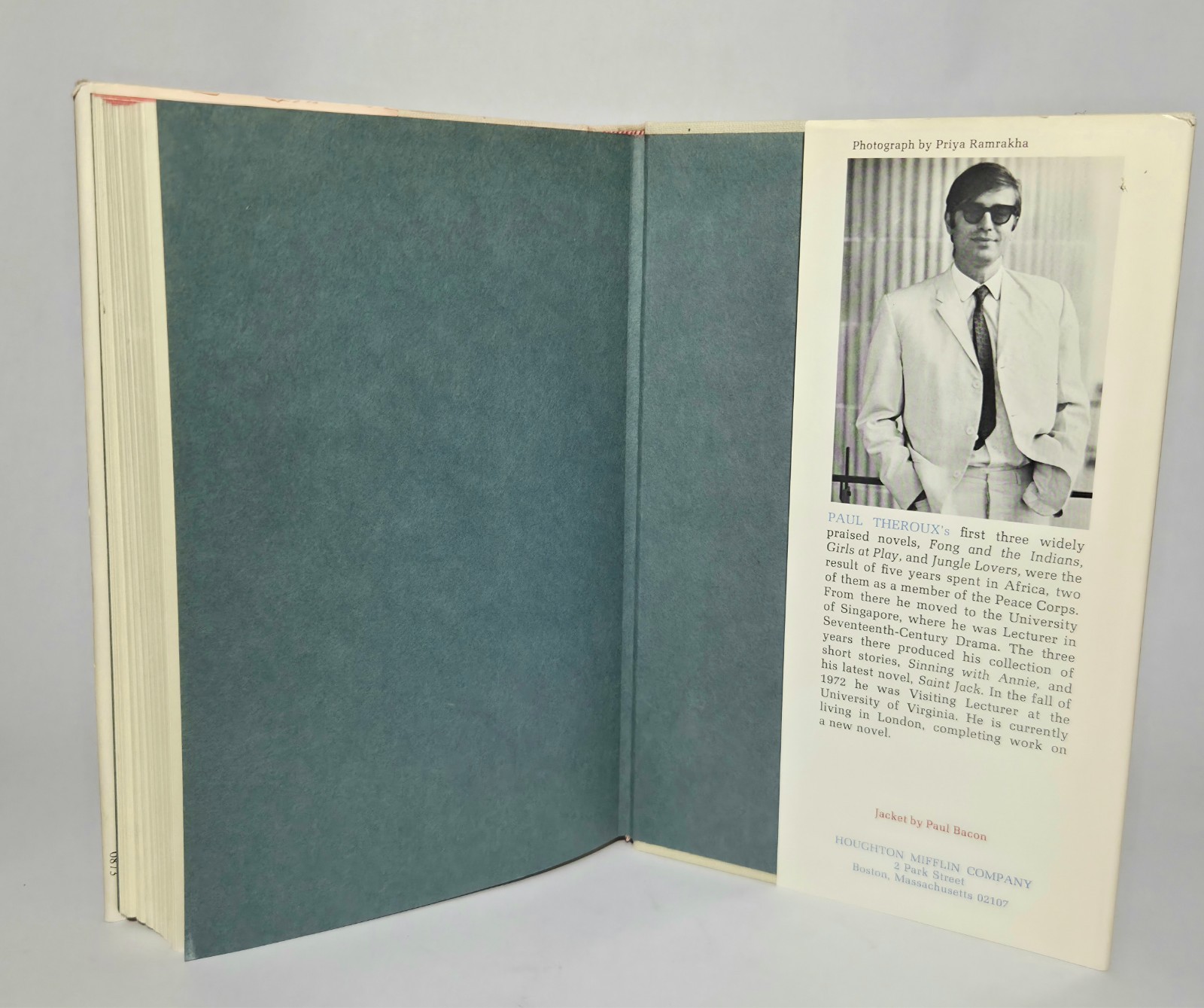 Saint Jack Paul Theroux 1973 First Edition First Printing HC $5.95 DJ