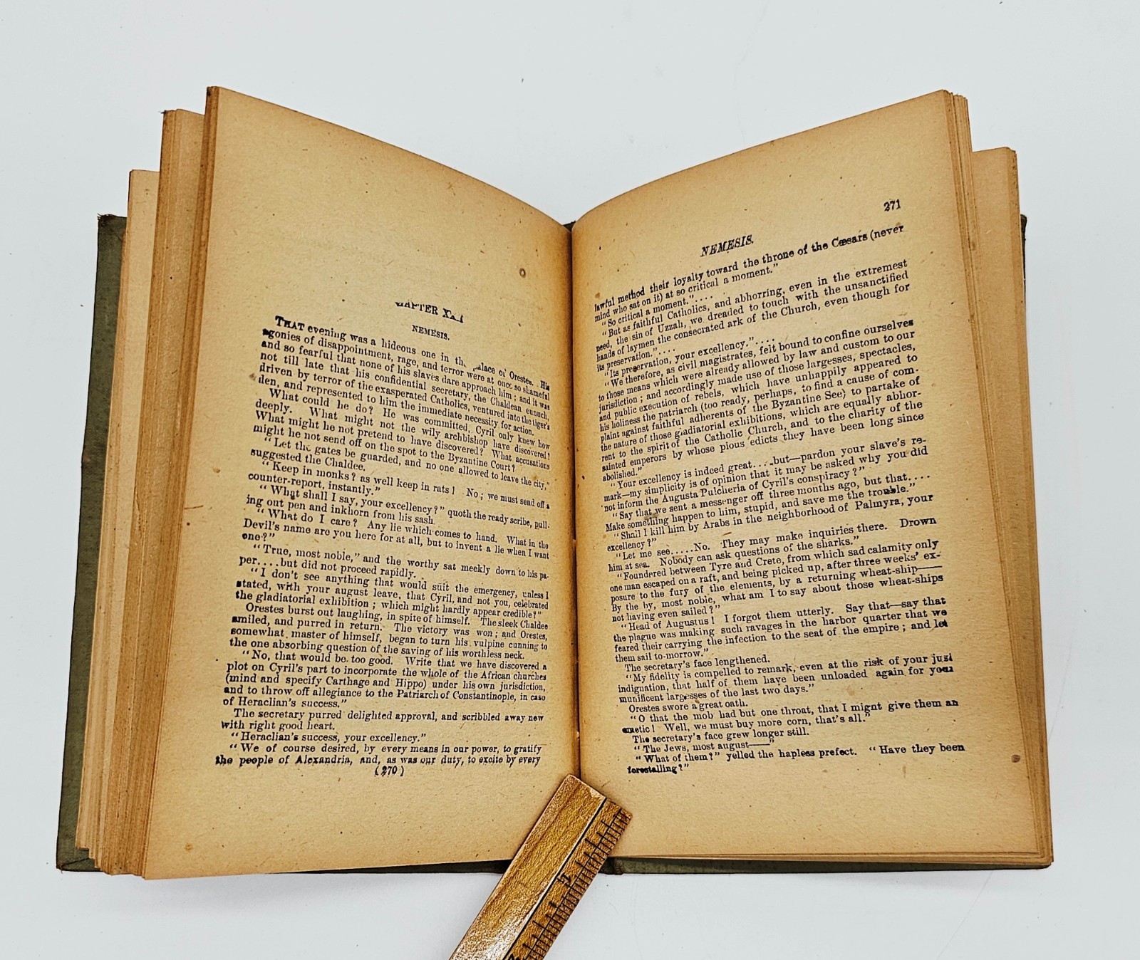 Hypatia Or New Foes With An Old Face by Kingsley Arlington Ed 1800s HC 359 pages