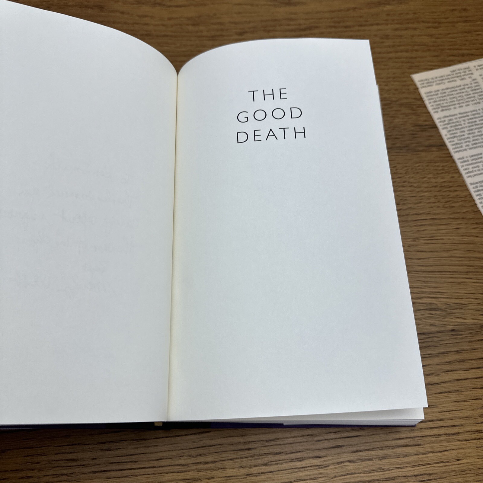 The Good Death Hardcover Signed By Marilyn Webb 1997 Bantam Books W/ Dust Jacket