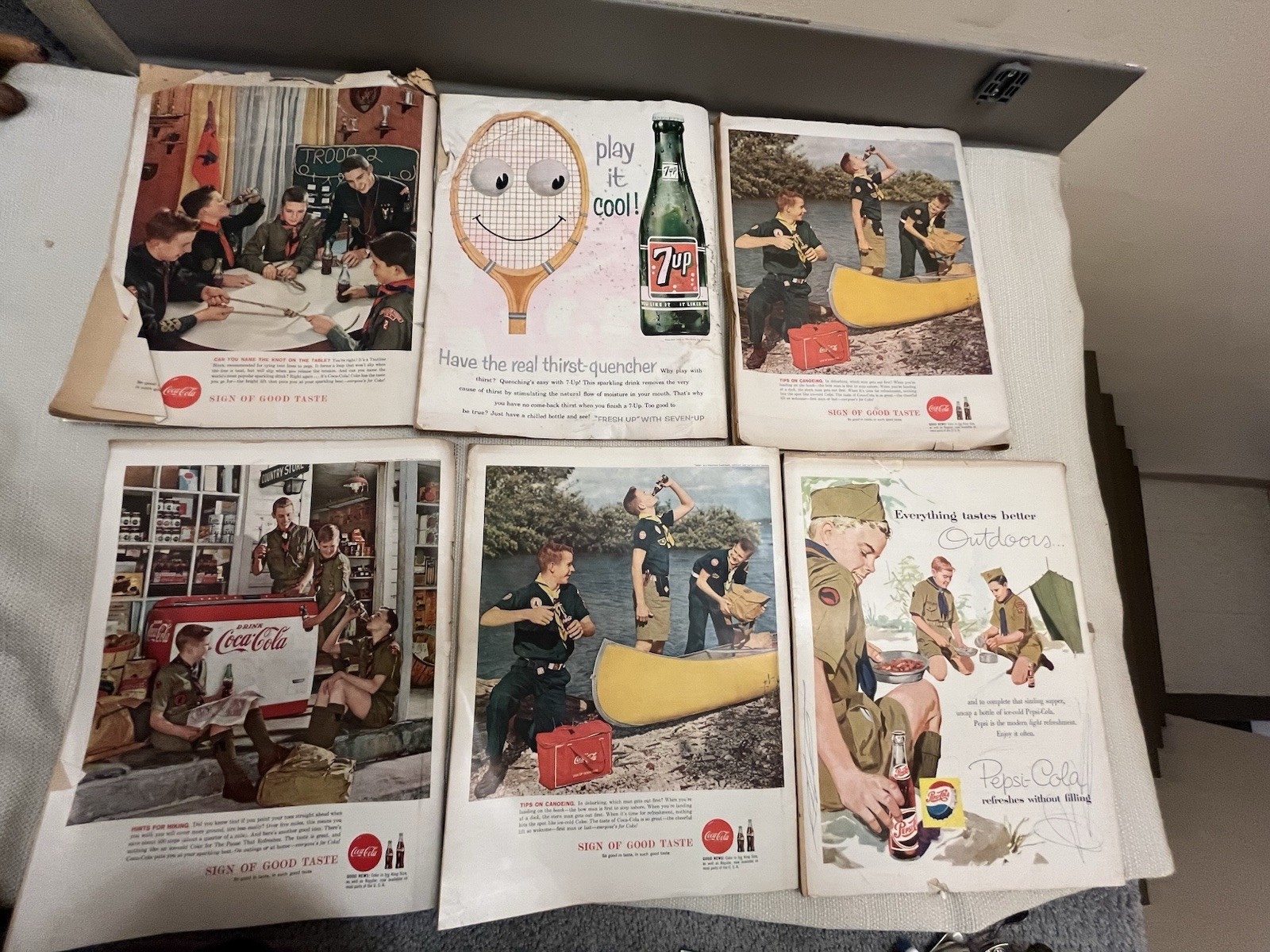 Vintage Lot of 1958- 1959 Boys Life Magazines Lot of 17