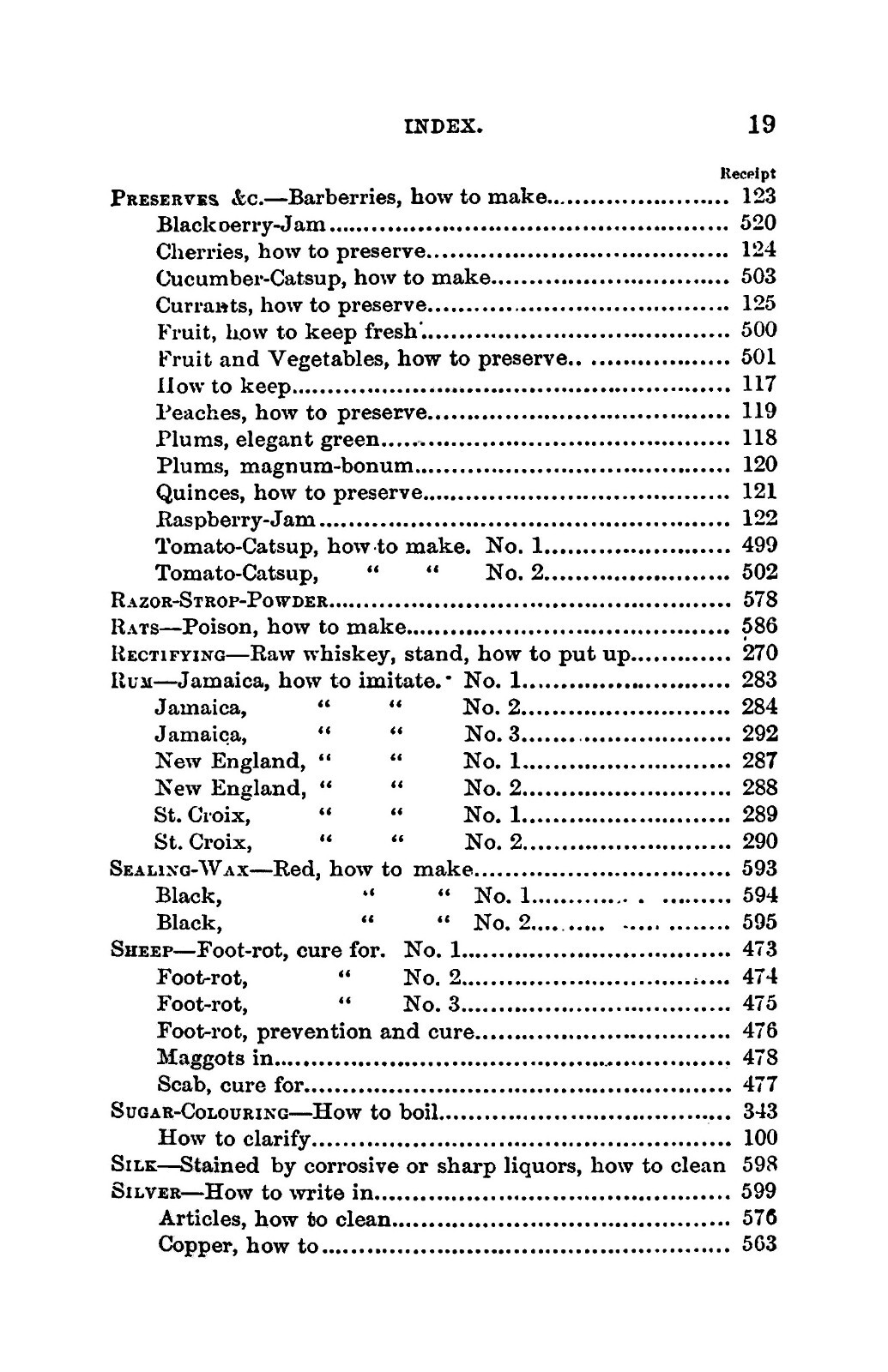 1867 Six Hundred Receipts Worth Their Weight In Gold 307 Pages