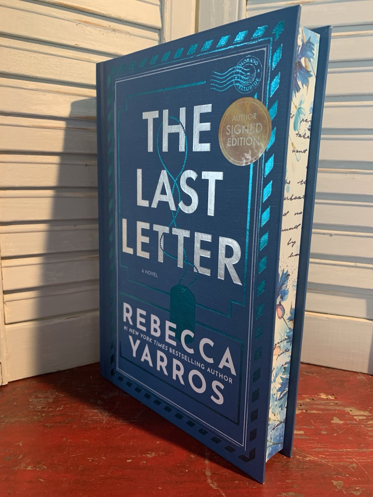 SIGNED/NEW – The Last Letter by REBECCA YARROS (Deluxe Edition-2025, Hardcover)