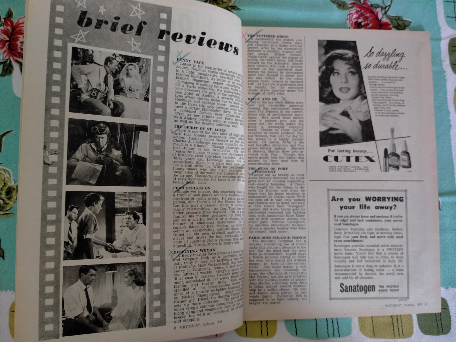 Oz PHOTOPLAY ’57, Kim Novak, Anthony Perkins, Elvis, Doris Day, Rock Hudson