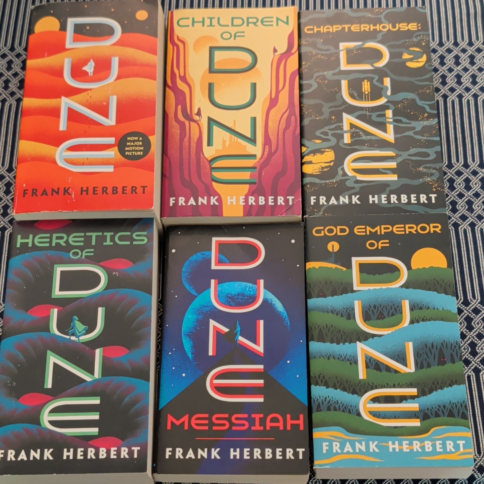 Dune Series Paperback Novels, Penguin, Sci-Fi Fiction Like New Frank Herbert