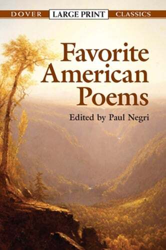 Favorite American Poems by Paul Negri: Used