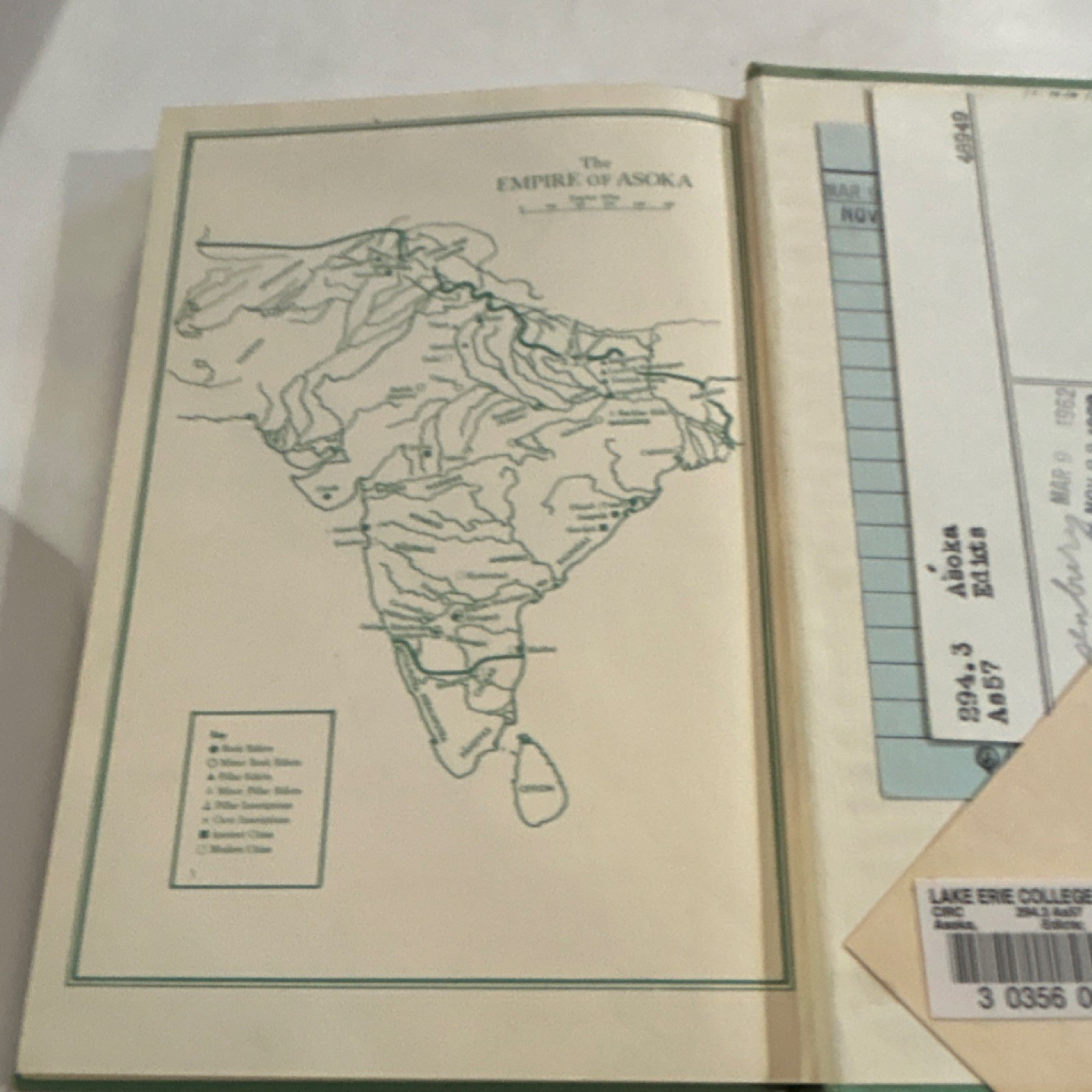 The Edicts of Asoka N. A. Nikam Richard McKeon Univ Chicago 1959 Hardcover Ex-L…