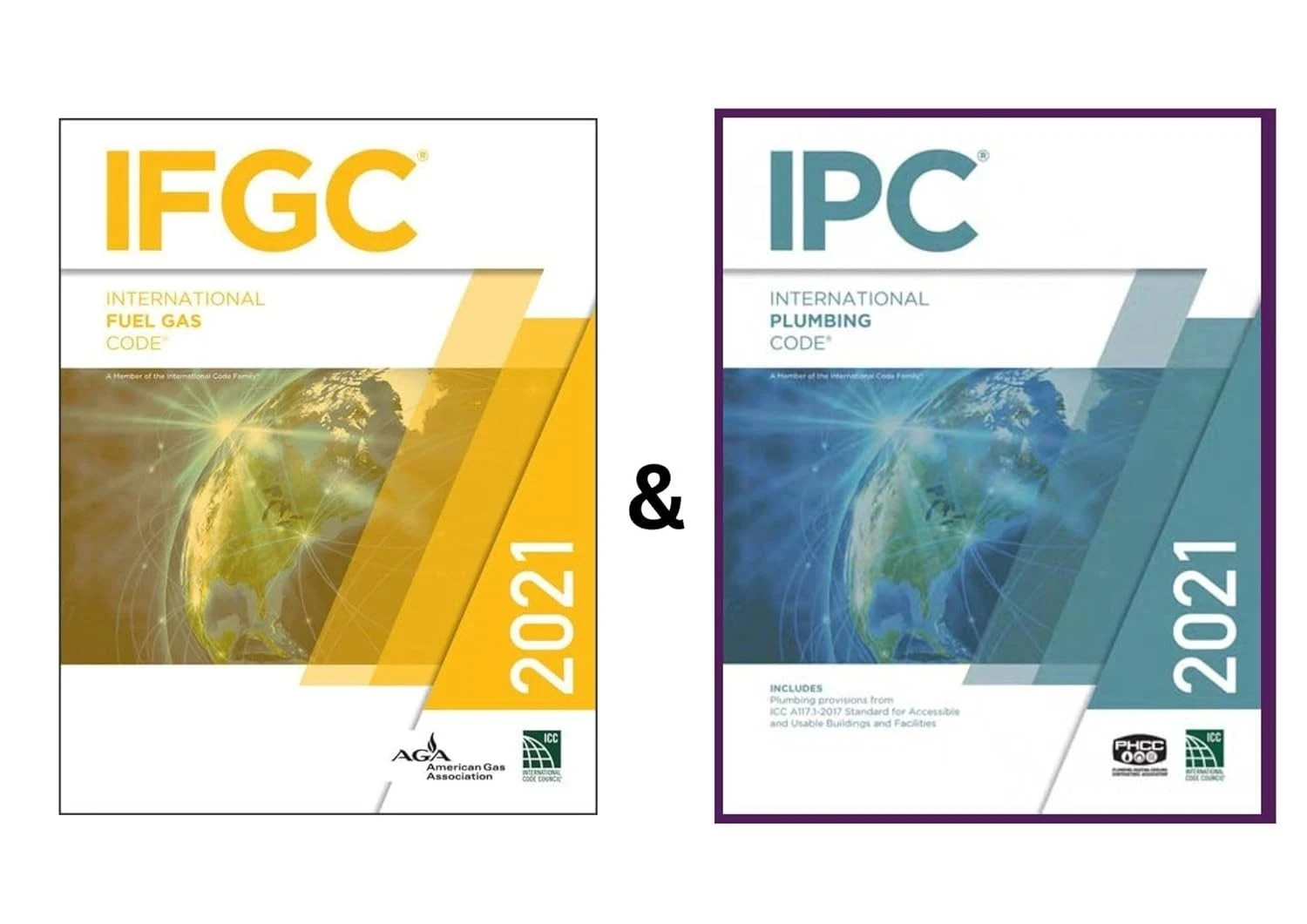 IFGC 2021 and IPC 2021 combo pack BY ICC Plumbing Code & Fuel gas Code