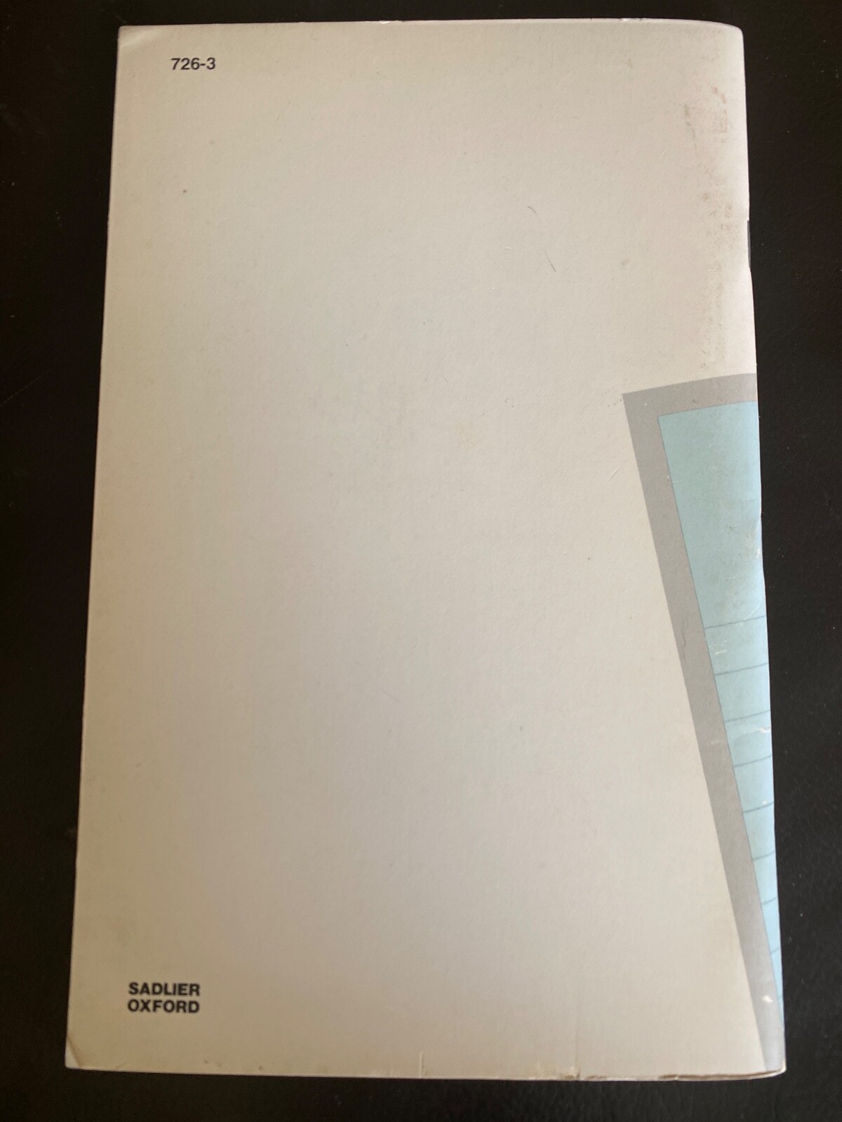Vintage 1979 Unused Composition Workshop Aqua Level Workbook #726-3