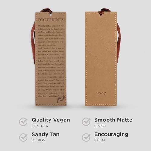 Vegan Faux Leather 6.5″ x 2.2″ x 0.1″ (165 x 56 x 3mm) Brown – Footprints