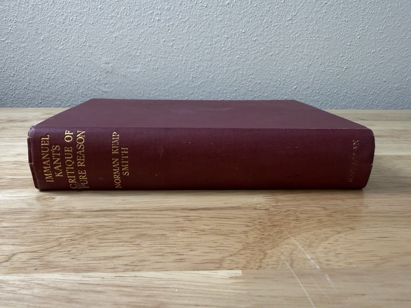 Immanuel Kant Critique of Pure Reason 1958 – Underlined And Notes
