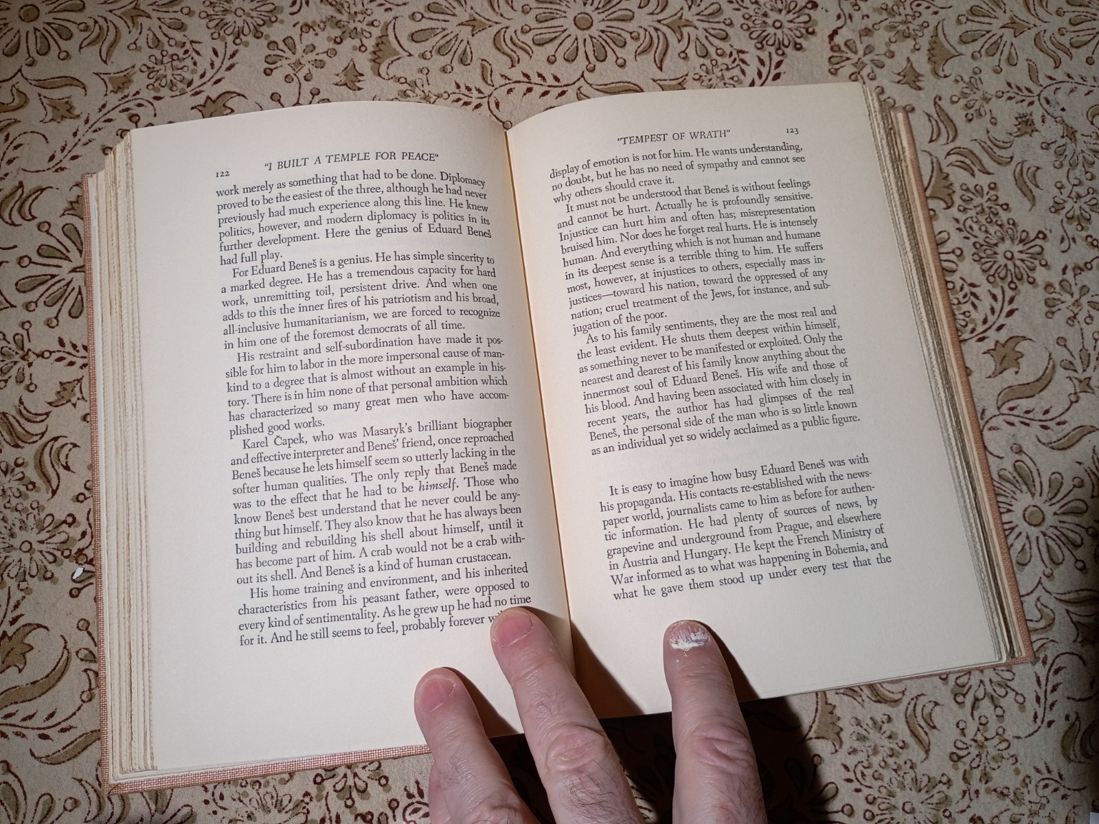 RARE 1940 HC stated 1st Ed – I Built A Temple For Peace by Edward B. Hitchcock