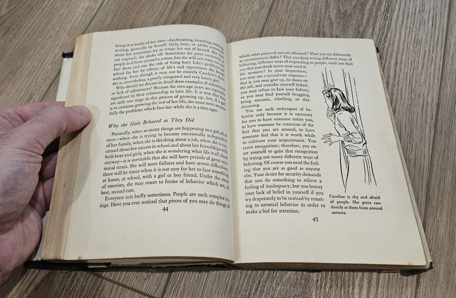 A Girl Grows Ruth Fedder Second Edition 1948 HC DJ Ex-Library Rare Dust Jacket