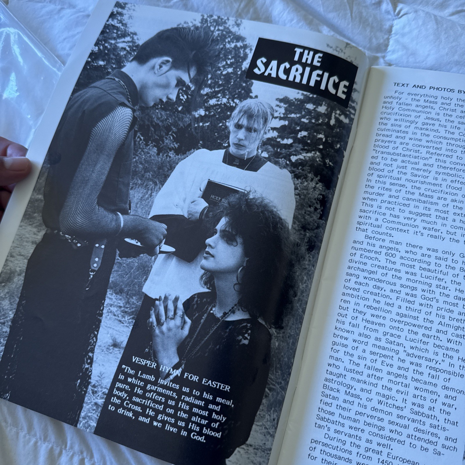 Vintage Propaganda Magazine No. 15 Book of the Dead Goth Zine Fall 1990