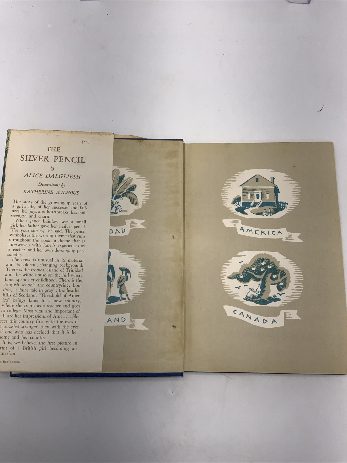 Alice Dalgliesh – The Silver Pencil 1st Edition 1944 HCDJ