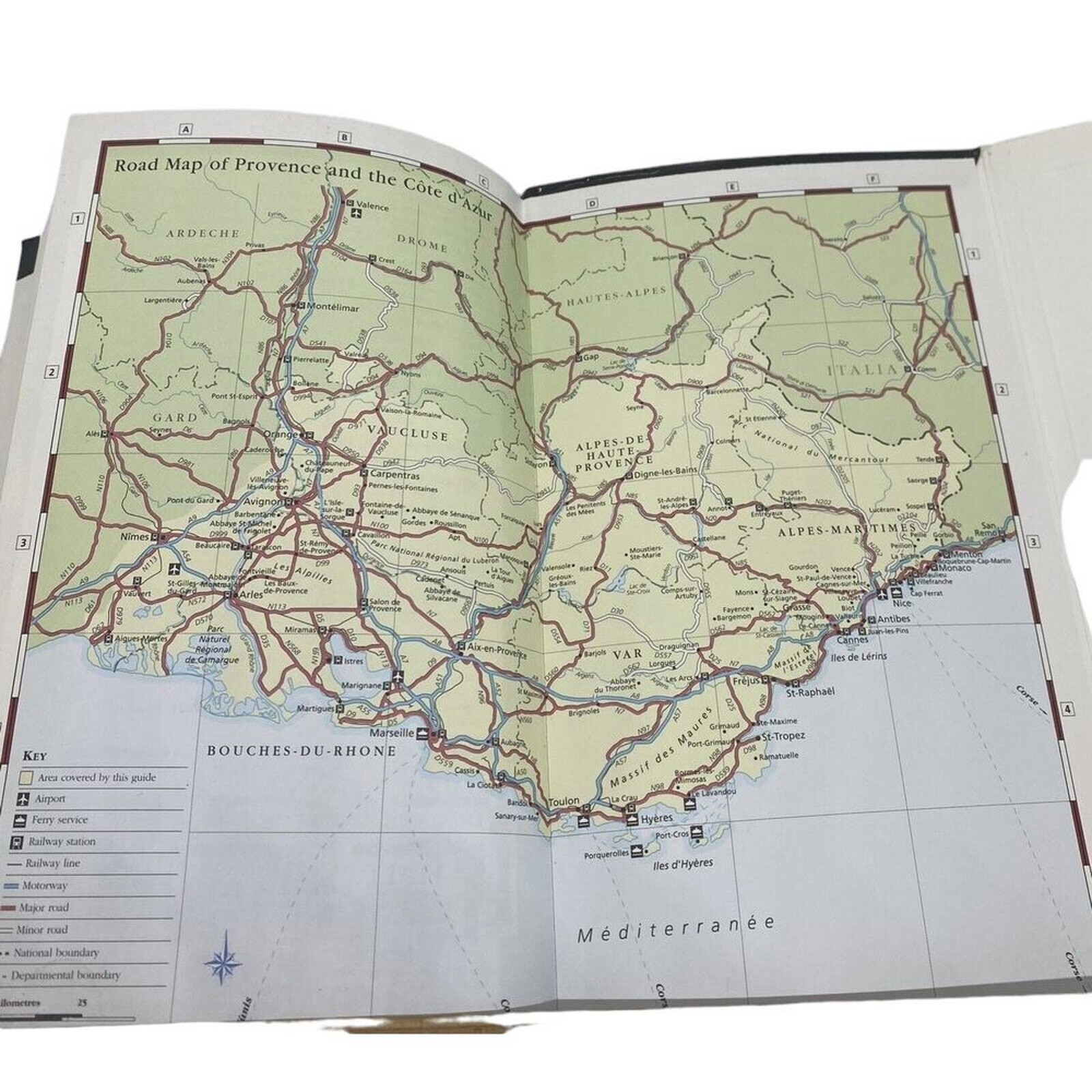 Provence & The Cote D’Azur: DK Travel Guides Revised 2001 Maps Photos 264 Pages