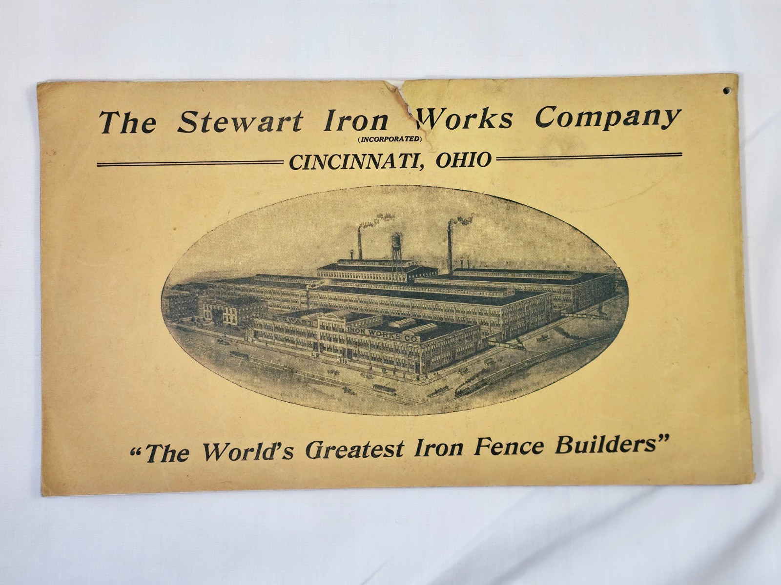 1917 Stewart Iron Works Catalog 50-A Fence Gates Ornamental Iron Cincinnati