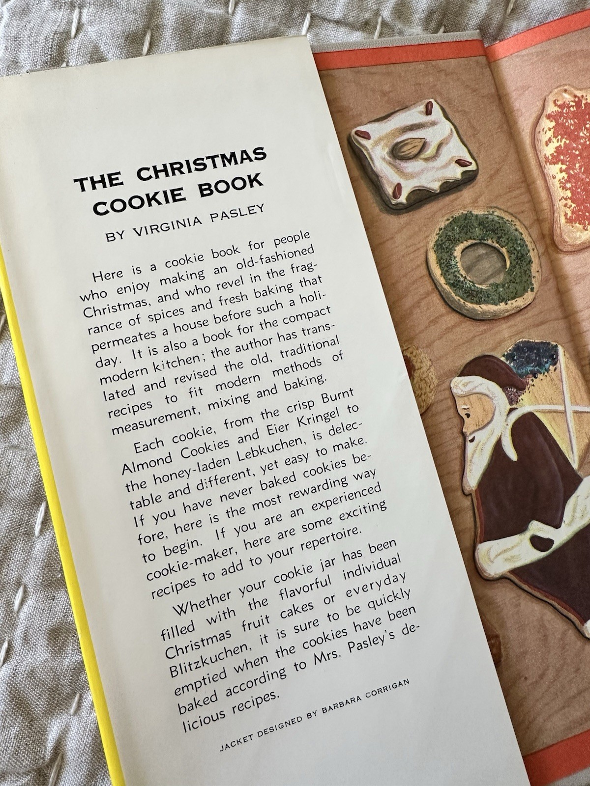 1949 The Christmas Cookie Book By Virginia Pasley Book Club Edition