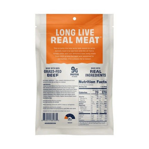 Jerky Beef Original 2.5 Oz By Country Archer