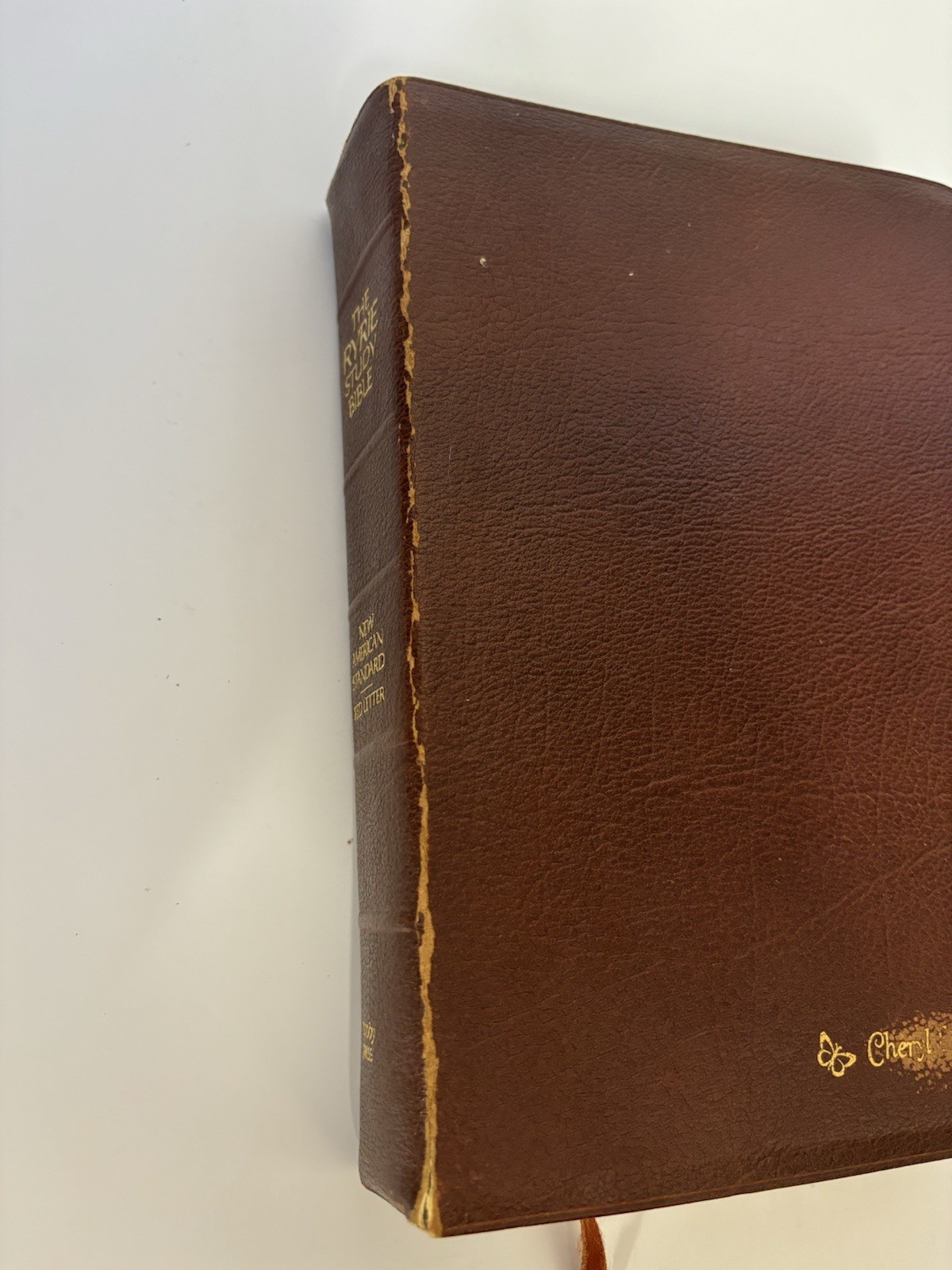 Ryrie Study Bible 1978; NASB 1977 Red; Red Letter; Moody Press