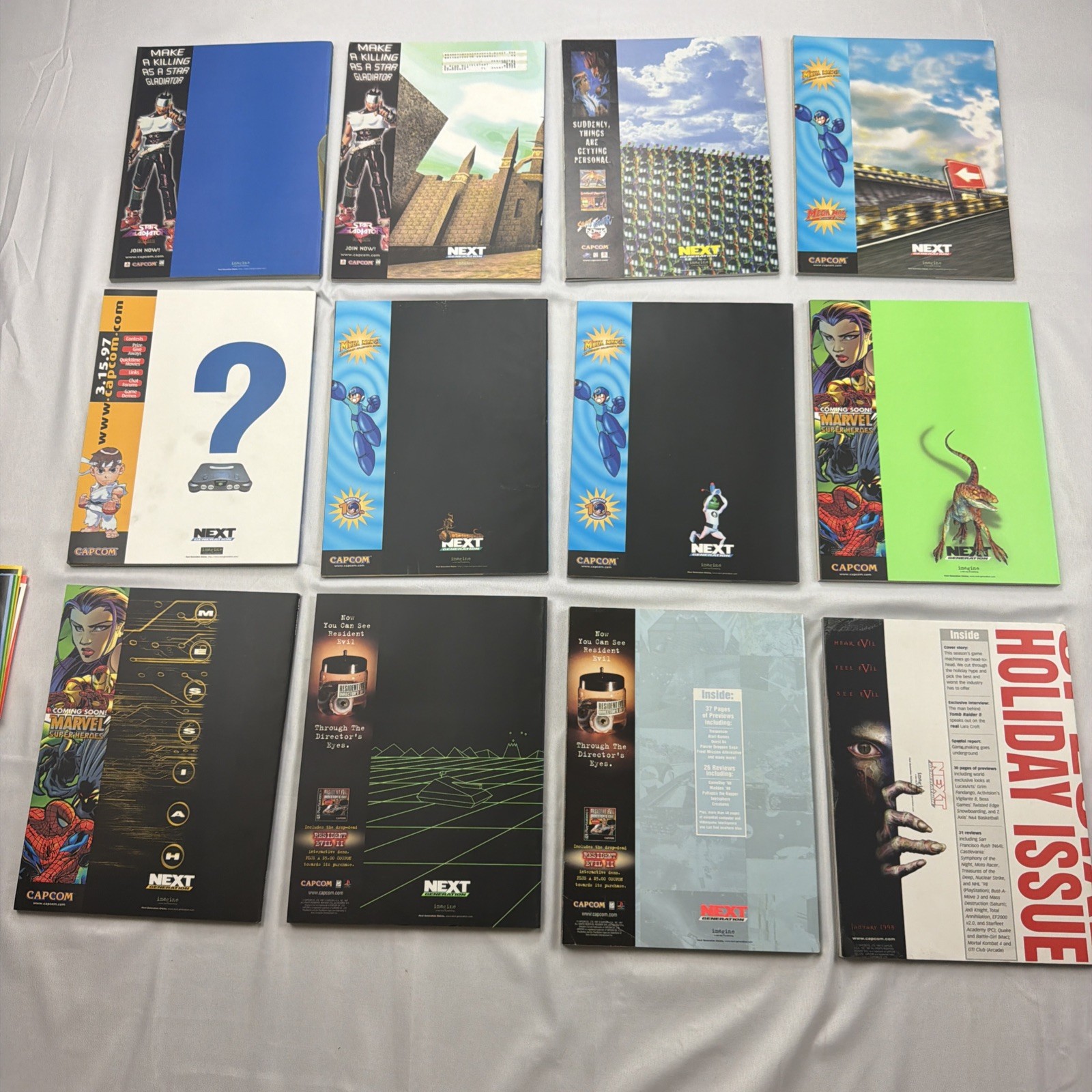 Vintage Next Generation Magazine Lot of 12 Issues 1997, Plus 6 Discs