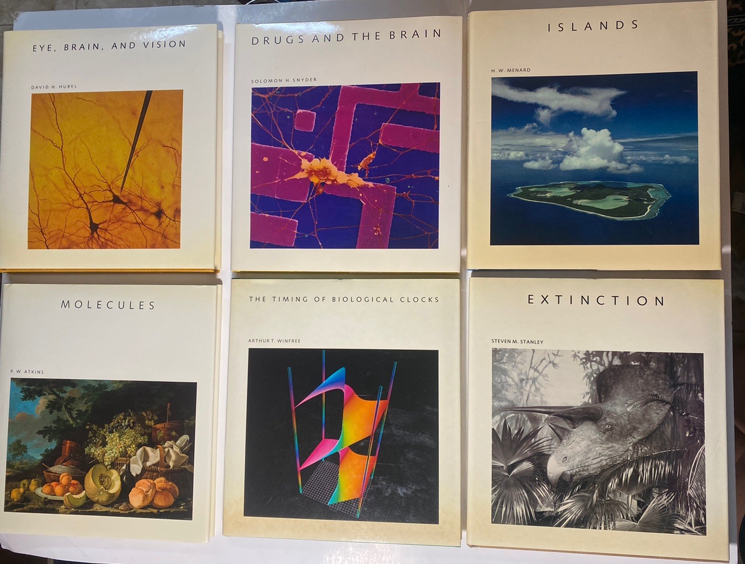 SCIENTIFIC AMERICAN LIBRARY Series Hard Cover Books With Dust Jackets Lot of 59