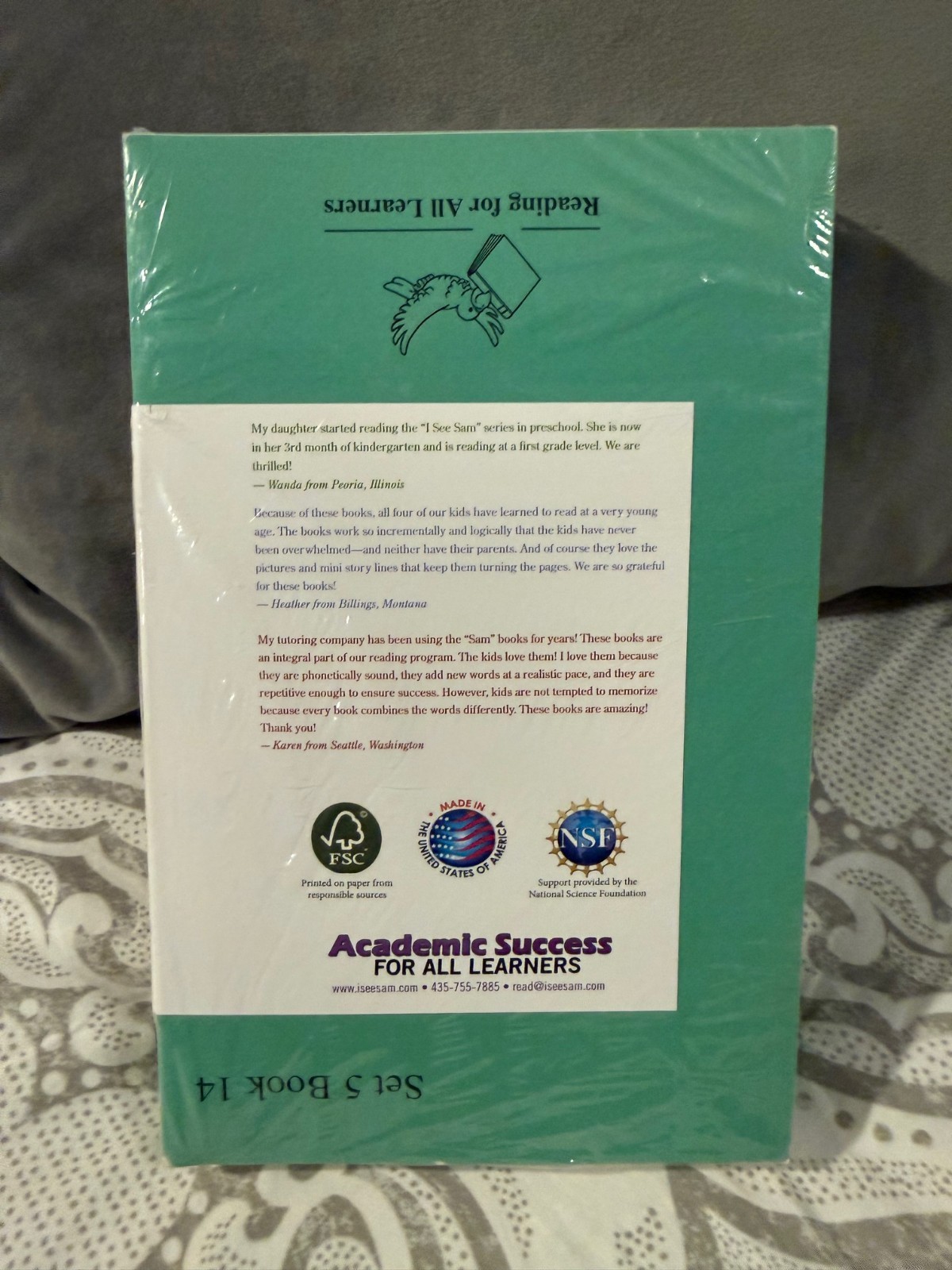 Reading for All Learners – Set 5 – I See Sam Phonics 14 Books NEW SEALED