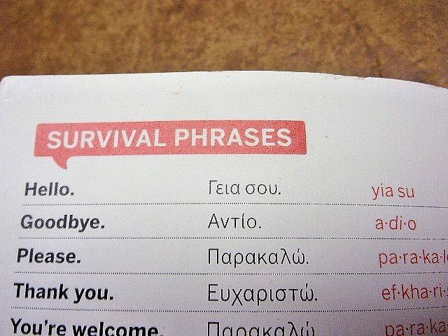 Lonely Planet Greek Phrasebook 6 Phrasebook & Dictionary 256 Pages FREE S/H!