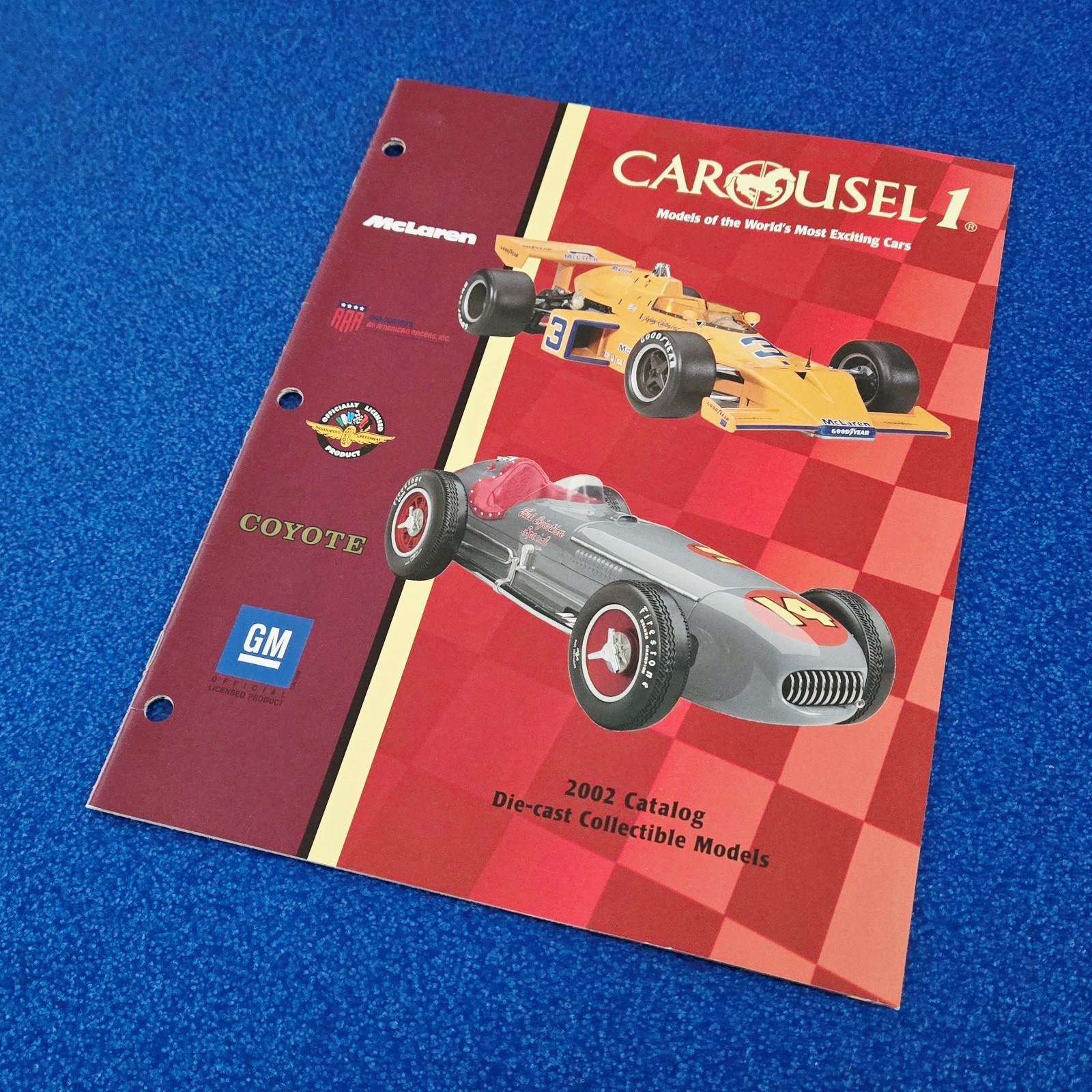 CAROUSEL 1 MODELS OF THE WORLD’S MOST EXCITING CARS CATALOG 2002 FREE SHIPPING