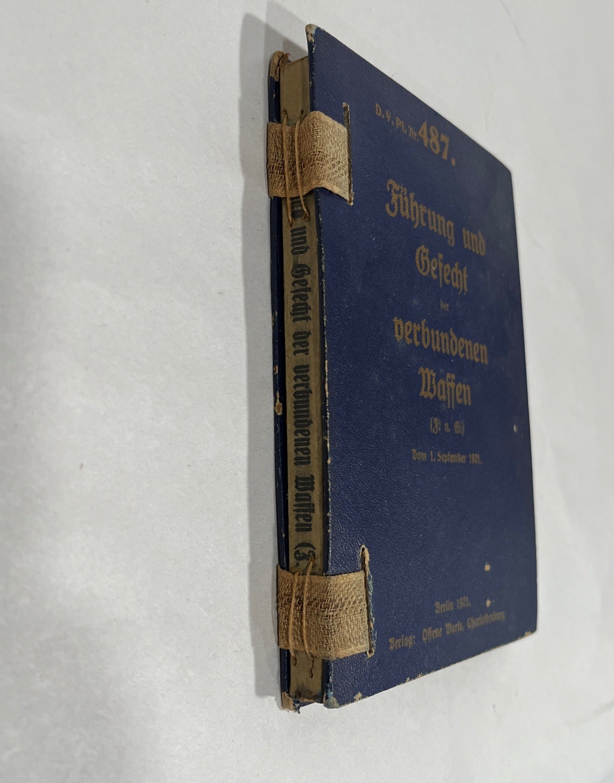 Combined Arms Command And Combat 1921 In German Language Book